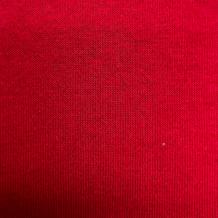Scarlet Red Stretch Finom Sweatshirt gyapjú kötött anyag